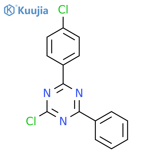 1,3,5-Triazine,2-chloro-4-(4-chlorophenyl)-6-phenyl- structure