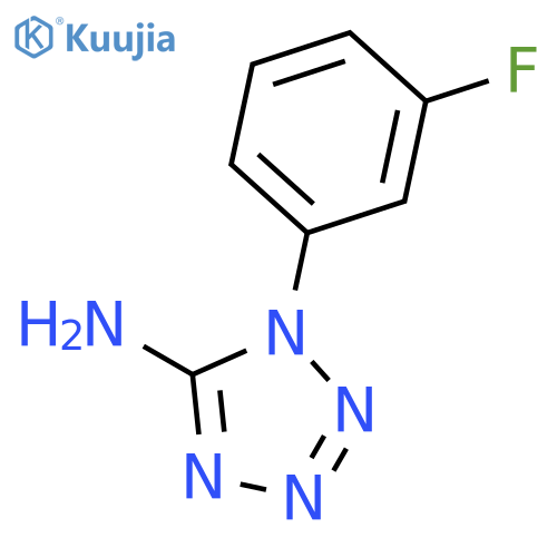 1H-Tetrazol-5-amine, 1-(3-fluorophenyl)- structure