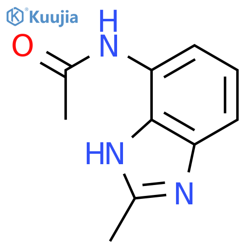 Acetamide,N-(2-methyl-1H-benzimidazol-7-yl)- structure