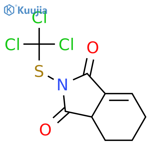 2-[(Trichloromethyl)sulfanyl]-3a,4,5,6-tetrahydro-1H-isoindole-1,3(2H)-dione structure