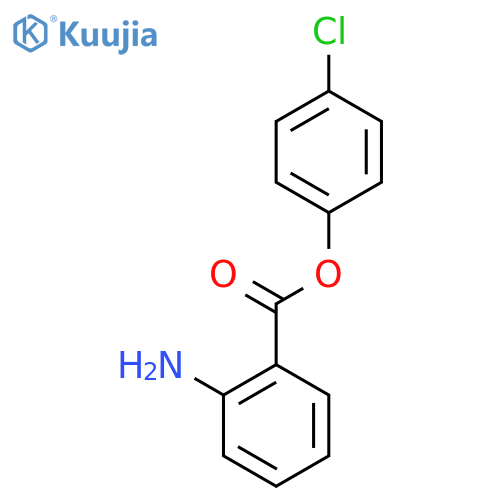 4-Chlorophenyl 2-aminobenzoate structure