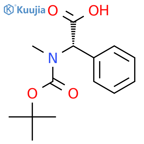 Boc-N-Methyl-L-phenylglycine structure
