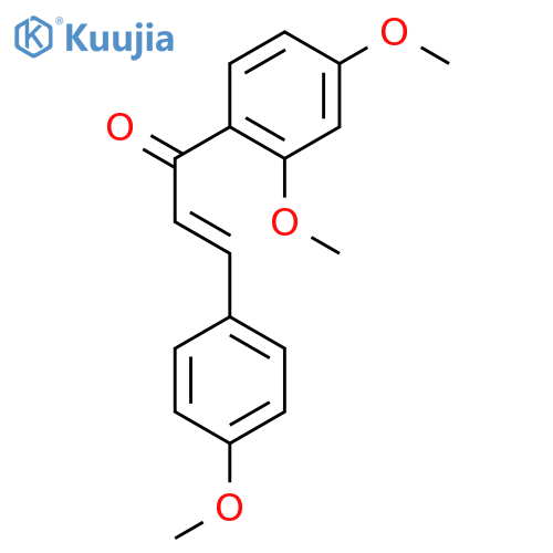 2-Propen-1-one, 1-(2,4-dimethoxyphenyl)-3-(4-methoxyphenyl)-, (2E)- structure