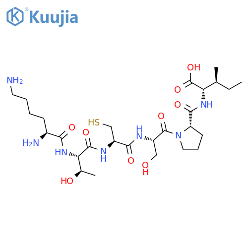 L-Isoleucine, L-lysyl-L-threonyl-L-cysteinyl-L-seryl-L-prolyl- structure