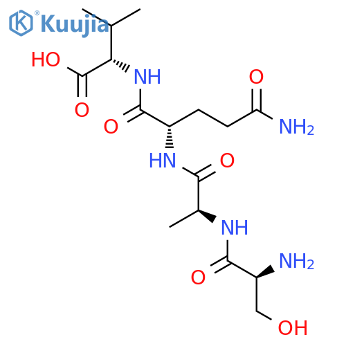 L-Valine, L-seryl-L-alanyl-L-glutaminyl- structure