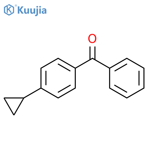 (4-Cyclopropylphenyl)(phenyl)methanone structure