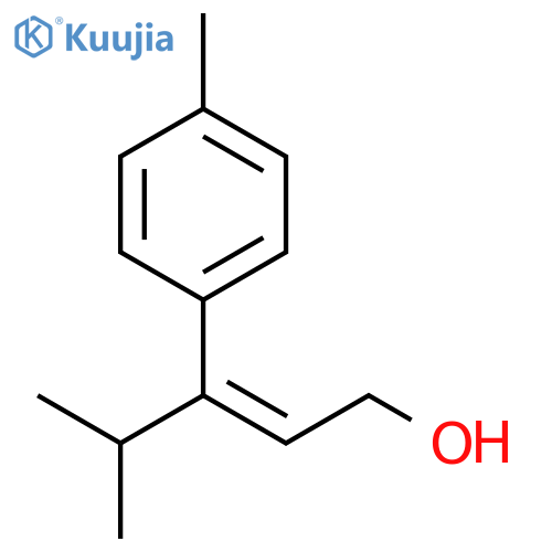 2-Penten-1-ol, 4-methyl-3-(4-methylphenyl)-, (2Z)- structure