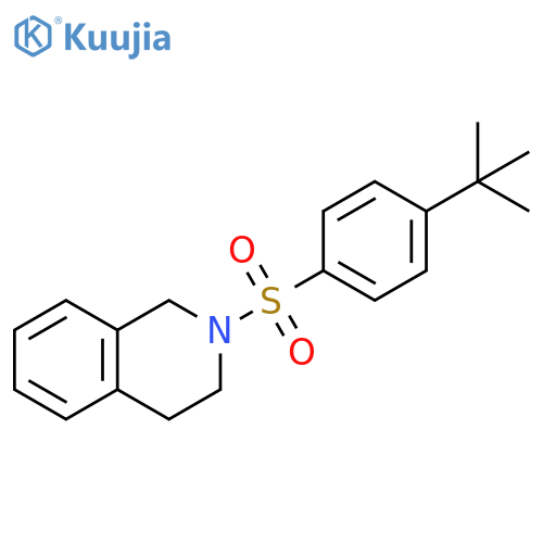 2-(4-tert-butylbenzenesulfonyl)-1,2,3,4-tetrahydroisoquinoline structure