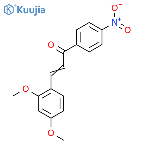 3-(2,4-Dimethoxyphenyl)-1-(4-nitrophenyl)prop-2-en-1-one structure