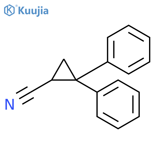 2,2-Diphenylcyclopropanecarbonitrile structure