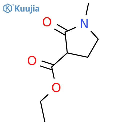 Ethyl 1-Methyl-2-oxopyrrolidine-3-carboxylate structure