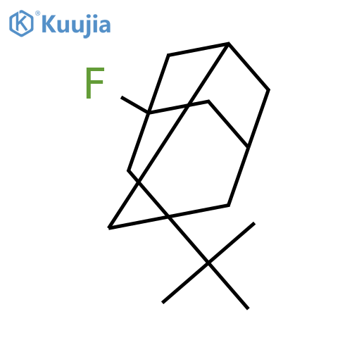 Tricyclo[3.3.1.13,7]decane, 1-(1,1-dimethylethyl)-3-fluoro- structure