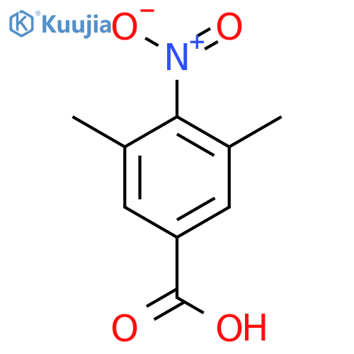 3,5-Dimethyl-4-nitrobenzoic acid structure