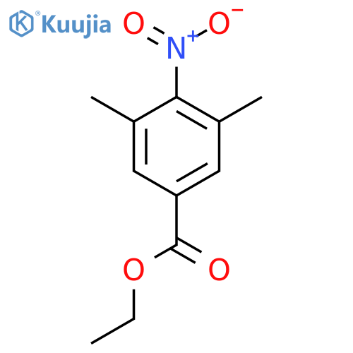 3,5-Dimethyl-4-nitrobenzoic acid ethyl ester structure
