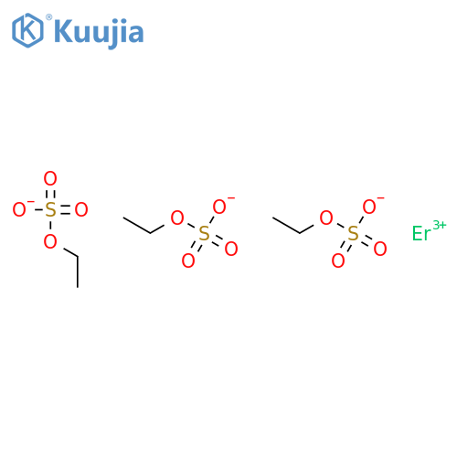 Sulfuric acid, monoethyl ester, erbium(3+) salt structure