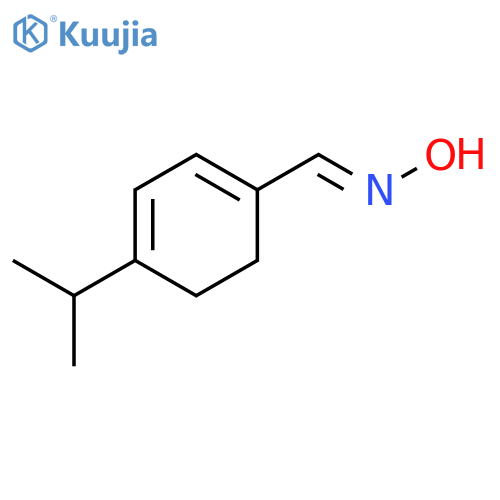 1,3-Cyclohexadiene-1-carboxaldehyde,4-isopropyl-,oxime,(E)-(8CI) structure