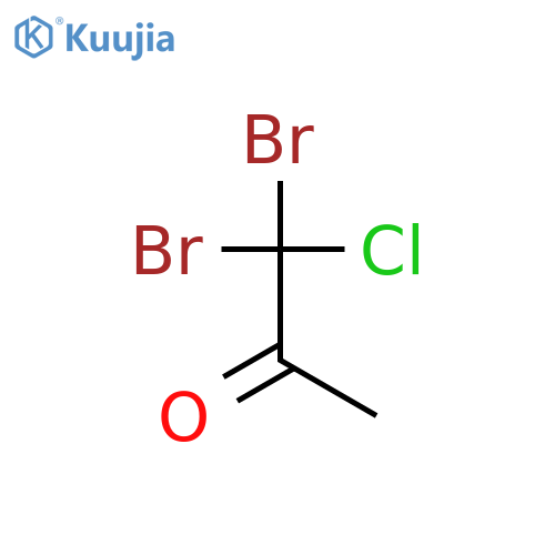1,1-dibromo-1-chloropropan-2-one structure
