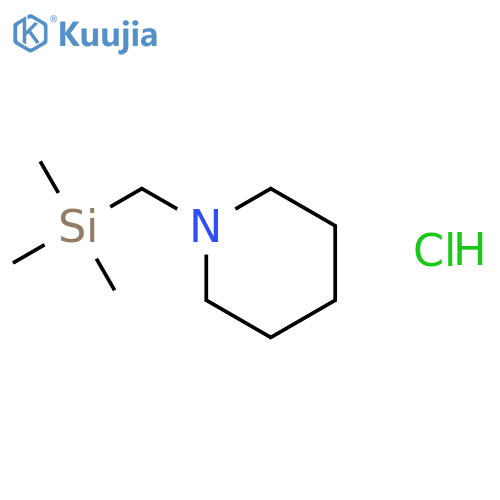 Piperidine, 1-[(trimethylsilyl)methyl]-, hydrochloride structure