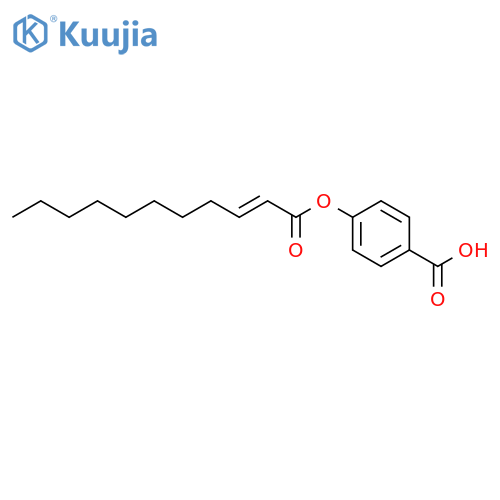 Benzoic acid, 4-[(1-oxoundecenyl)oxy]- structure