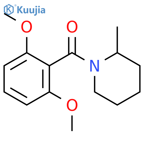 (2,6-dimethoxyphenyl)(2-methylpiperidin-1-yl)methanone structure