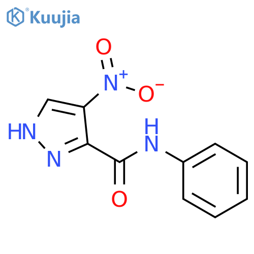 1H-Pyrazole-3-carboxamide, 4-nitro-N-phenyl- structure