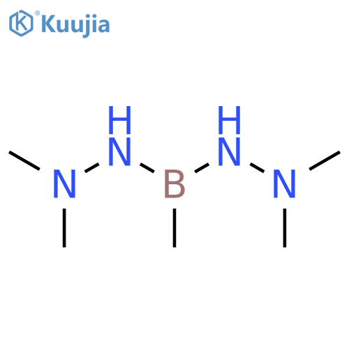 Boronic acid, methyl-, bis(2,2-dimethylhydrazide) structure