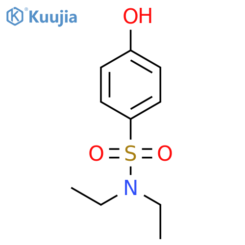 N,N-diethyl-4-hydroxybenzene-1-sulfonamide structure