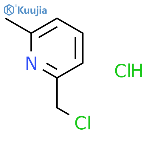 2-(Chloromethyl)-6-methylpyridine hydrochloride structure