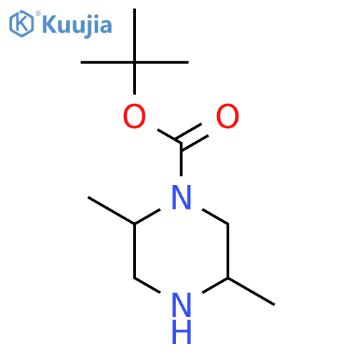 tert-butyl (2R,5S)-2,5-dimethylpiperazine-1-carboxylate structure
