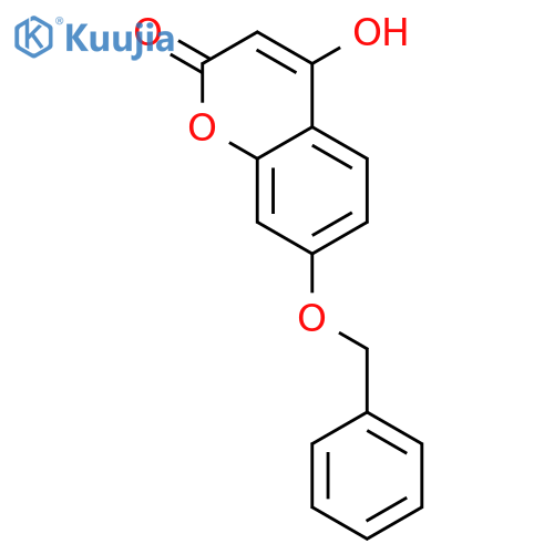 4-Hydroxy-7-benzyloxycoumarin structure