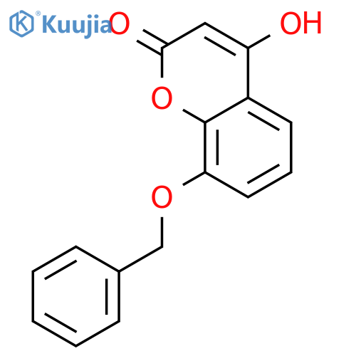 4-Hydroxy-8-benzyloxycoumarin structure