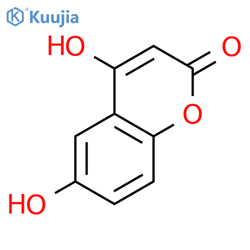 4,6-dihydroxy-2H-chromen-2-one structure