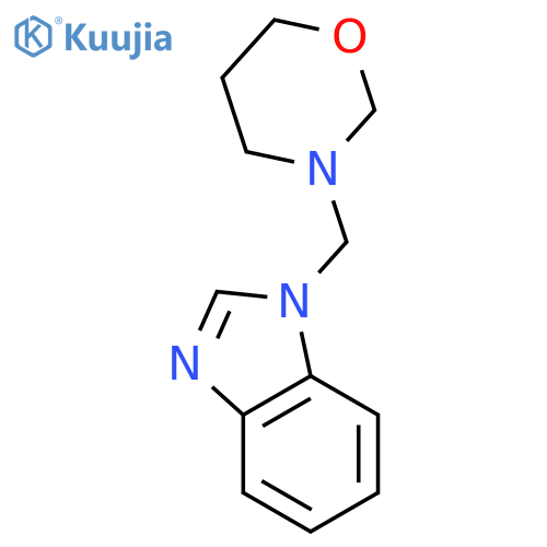 1-[(dihydro-2H-1,3-oxazin-3(4H)-yl)methyl]-1H-Benzimidazole structure