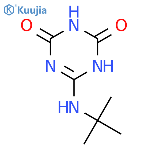 6-(tert-Butylamino)-1,3,5-triazine-2,4(1H,3H)-dione structure