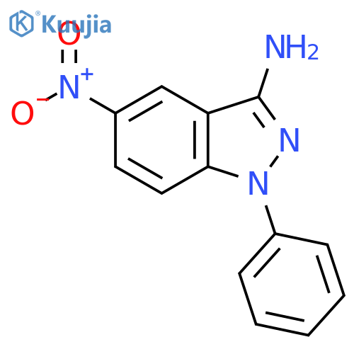 5-Nitro-1-phenyl-1H-indazol-3-amine structure