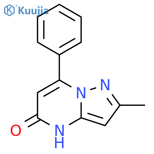 2-methyl-7-phenylpyrazolo[1,5-a]pyrimidin-5-ol structure