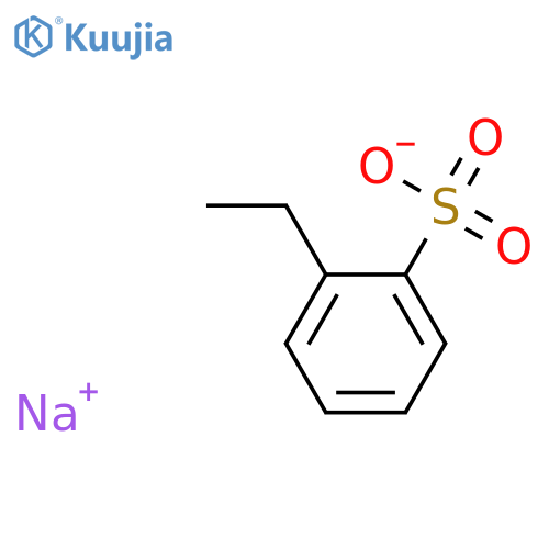 Benzenesulfonic acid,ethyl-, sodium salt (1:1) structure