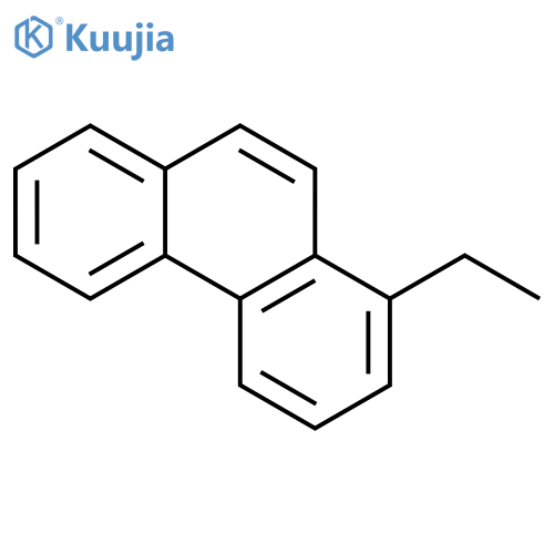 Phenanthrene, ethyl- structure