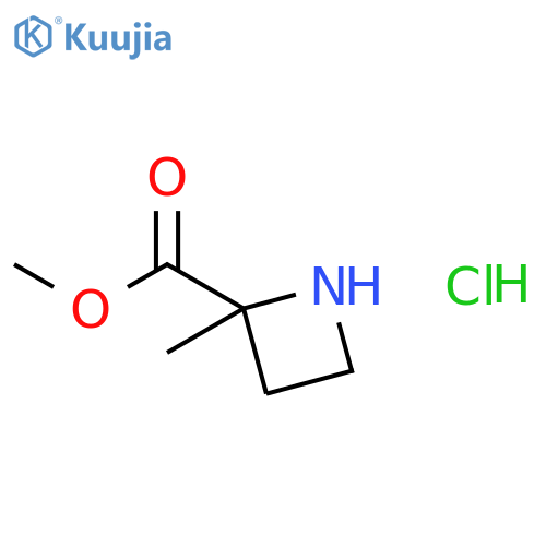 methyl 2-methylazetidine-2-carboxylate hydrochloride structure
