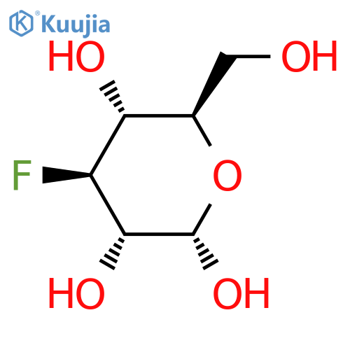 3-Deoxy-3-fluoro-alpha-d-glucopyranose structure