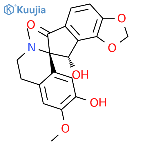 Spiro[7H-indeno[4,5-d]-1,3-dioxole-7,1'(2'H)-isoquinolin]-6(8H)-one,3',4'-dihydro-7',8-dihydroxy-6'-methoxy-2'-methyl-, (1'R,8R)- structure