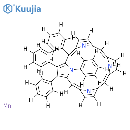 Manganese,[5,10,15,20-tetraphenyl-21H,23H-porphinato(2-)-kN21,kN22,kN23,kN24]-, (SP-4-1)- structure
