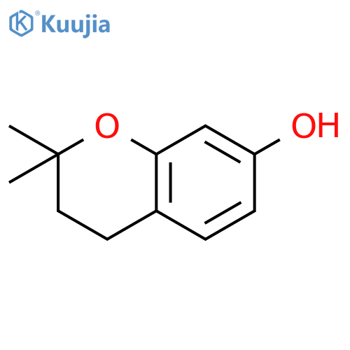 2,2-dimethyl-3,4-dihydro-2H-1-benzopyran-7-ol structure