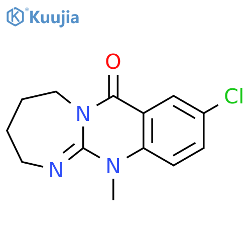 [1,3]Diazepino[2,1-b]quinazolin-7(3H)-one, 9-chloro-2,4,5,12-tetrahydro-12-methyl- structure