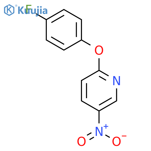 Pyridine,2-(4-fluorophenoxy)-5-nitro- structure