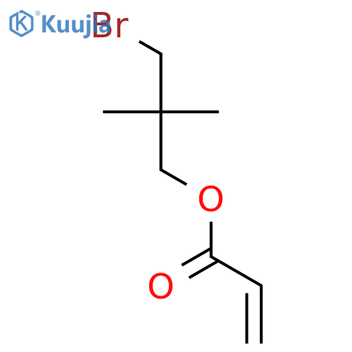 3-Bromo-2,2-dimethylpropyl prop-2-enoate structure