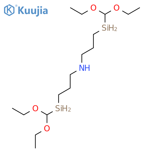1-Propanamine,3-(diethoxymethylsilyl)-N-[3-(diethoxymethylsilyl)propyl]- structure