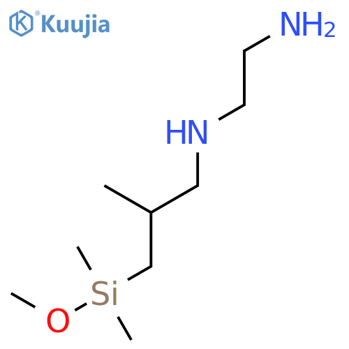 1,2-Ethanediamine,N1-[3-(methoxydimethylsilyl)-2-methylpropyl]- structure