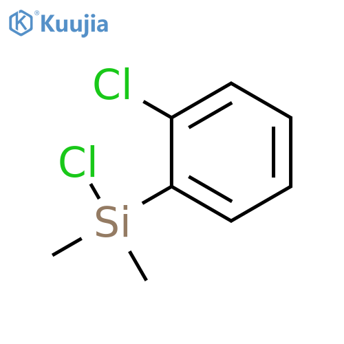 Silane, chloro(2-chlorophenyl)dimethyl- structure