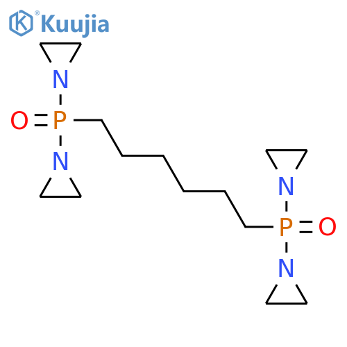 Aziridine,1,1'-(hexamethylenediphosphinylidyne)tetra- (8CI) structure